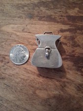 Ancienne boite à pilules pendentif Taxco en argent 925 appx. 1 oz rare