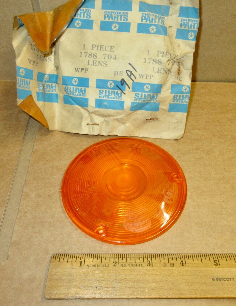 Mopar 1788704 amber park lamp lens 1957-1968 Dodge Truck NOS | eBay