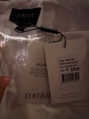 NWT Bardot Women's Sigma Midi Dress Size US 8 | eBay