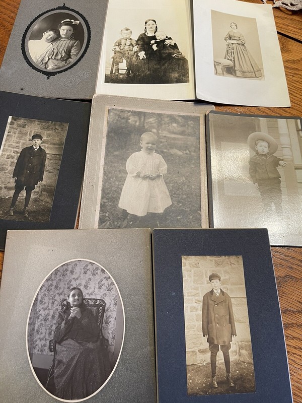 Sets of 1800’s to Early 1900’s Vintage Photographs 