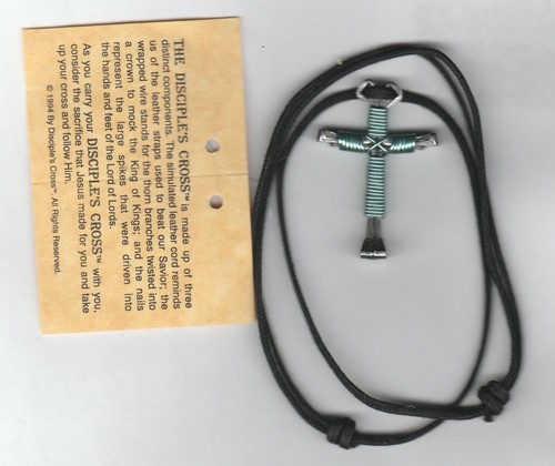 Horseshoe Nail Necklace "THE DISCIPLES CROSS" or "Keychain" LORD JESUS SAVES - Picture 28 of 51
