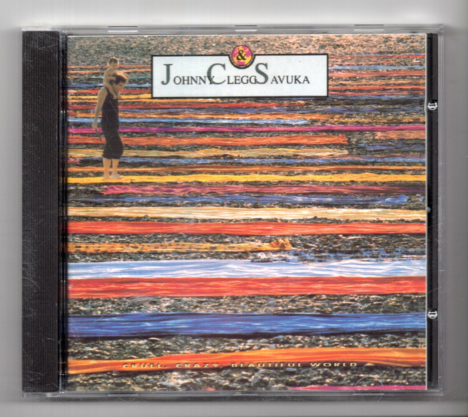 (KM233) Johnny Clegg & Savuka, Cruel Crazy Beautiful World - 1989 CD