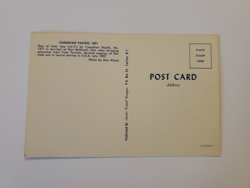 Canadian Pacific Dampflok 3x5 Postkarte - Bild 2 von 2