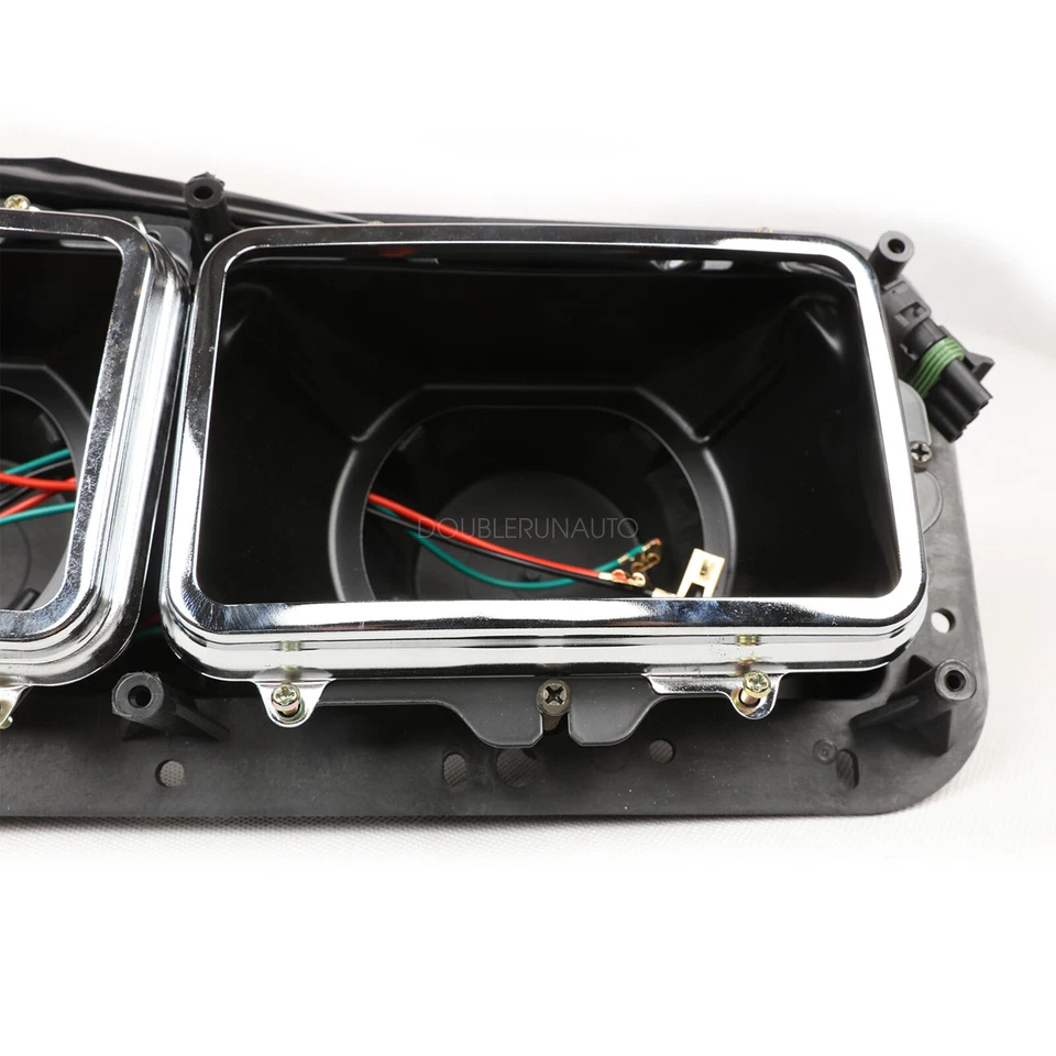 LH+RH Headlight Housing Base w/ 3 Pin Female Connector For Kenworth Peterbilt Foto 3 de 4