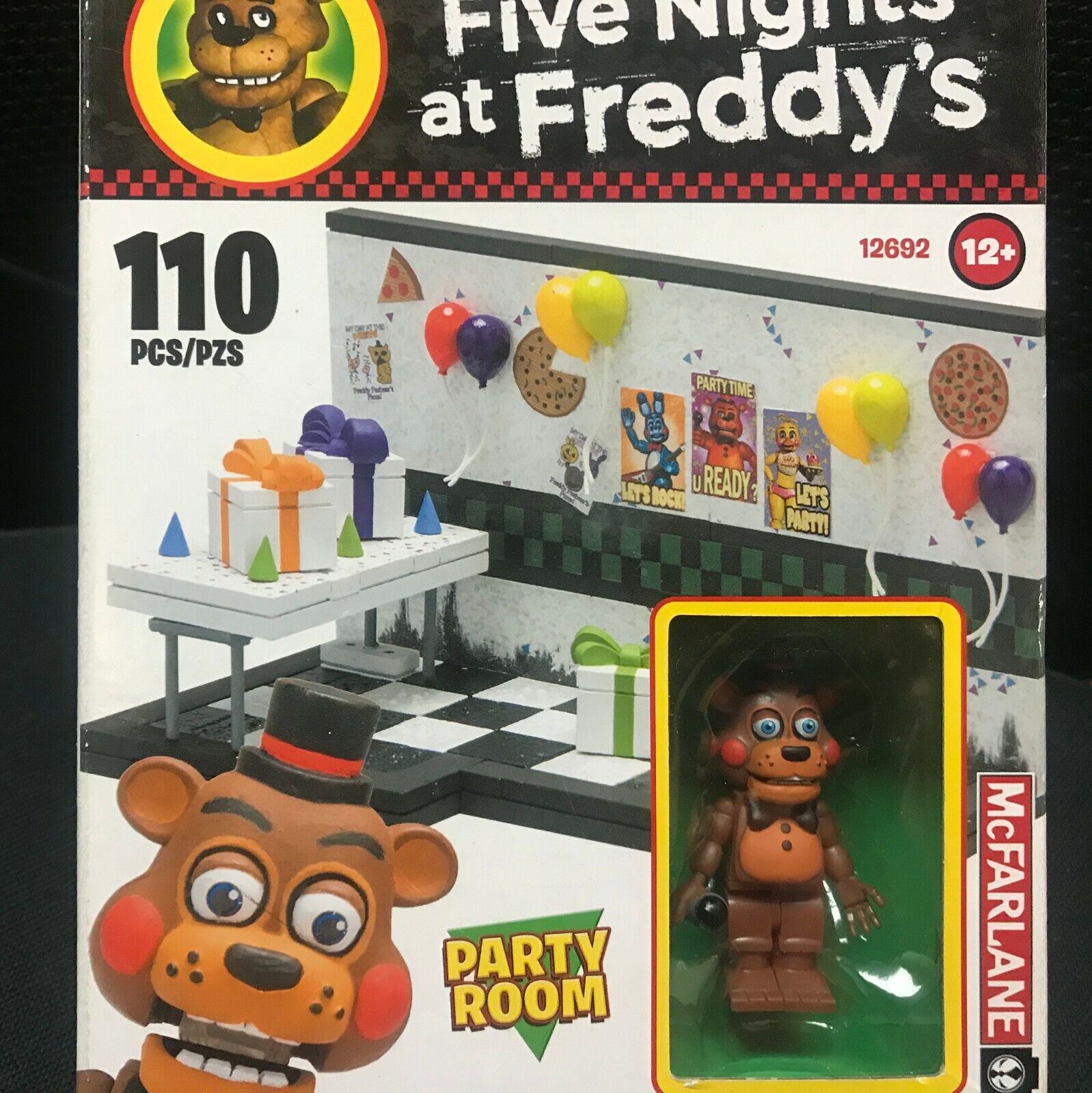 16 PCS Party Gift Bags for Five Night at Freddy's Party Supplies