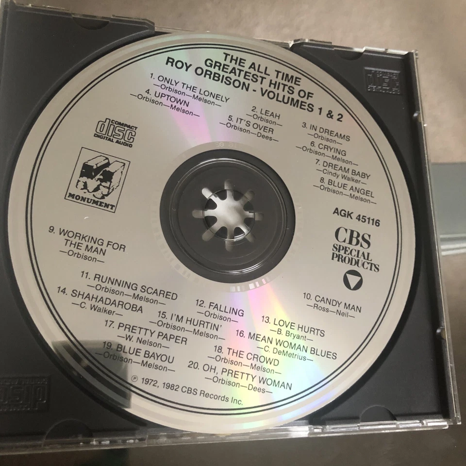 Roy Orbison CD The All-Time Greatest Hits of Roy Orbison - Image 2 of 2