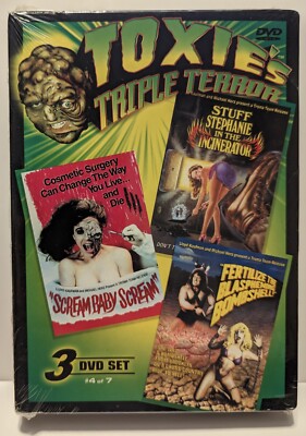 Toxie's Triple Terror (Volume 4) 3 DVD Box Set. New/ Sealed