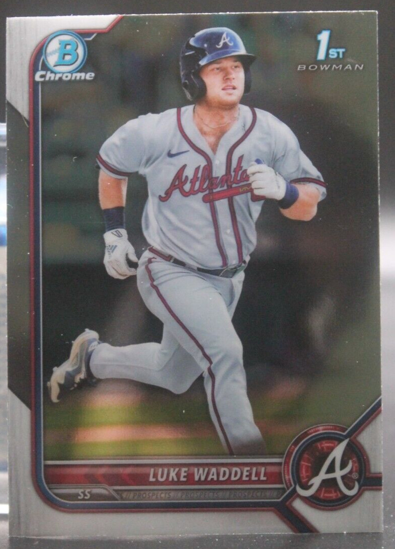 Luke Waddell (Braves/RC/Georgia Tech) - 2022 Bowman Chrome #BCP48