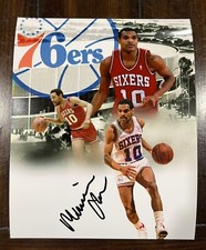 Maurice Cheeks Signed 8x10 Philadelphia 76ers NBA HOF Sixers Photo Proof