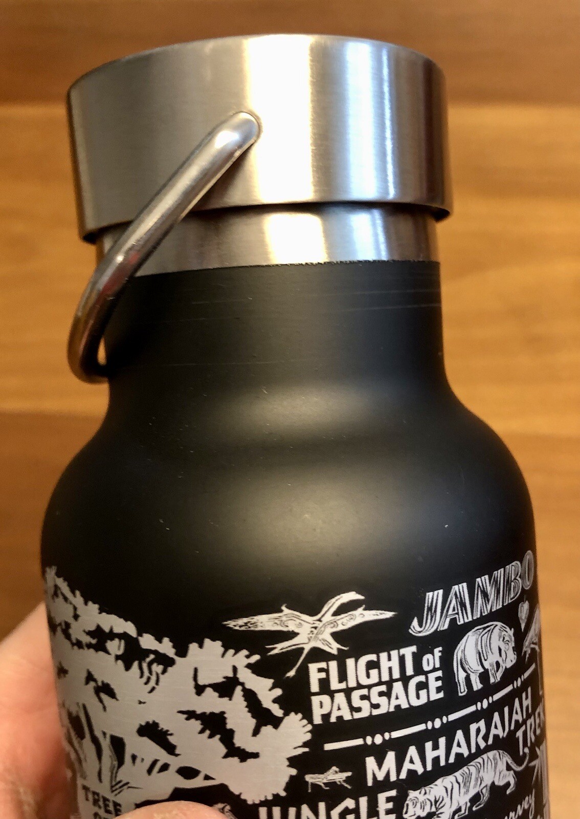 Disney World Animal Kingdom Park 20th Anniversary Stainless Steel Water Bottle