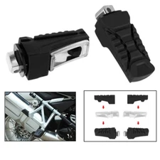 2pcs Motorcycle Rear Passenger Foot pegs Footrest For BMW R1200GS LC ADV R1250GS