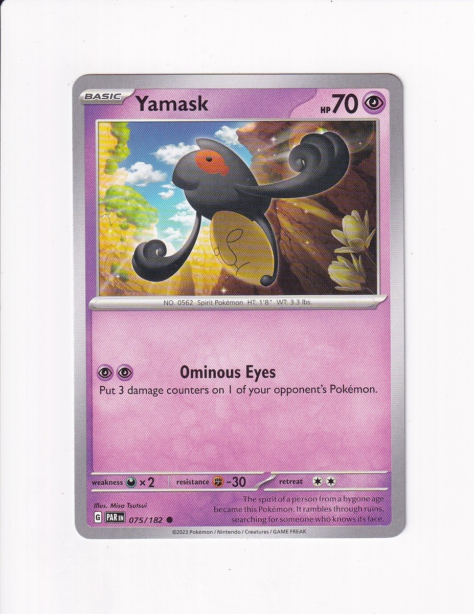やまとポケモンカード 2023 Pokemon Scarlet & Violet PARADOX RIFT YAMASK | eBay