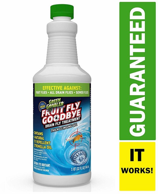 Green Gobbler Fruit Fly Goodbye Gel Drain Treatment, Drain Fly ...