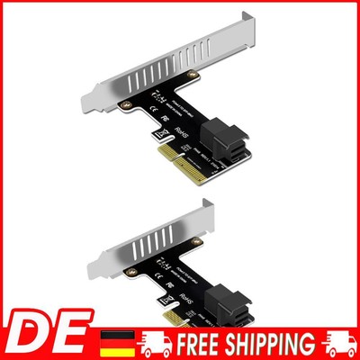 PCI E zu SFF-8643 Riser Karte PCI-EX4/X8/X16 Solid State Drive Adapter PCIE zu U