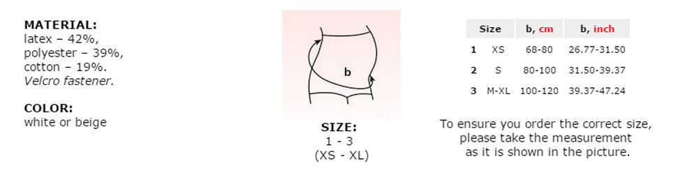 Maternity Belt Size Chart