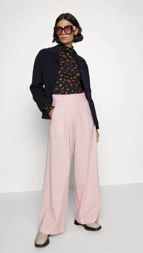 Max Mara Wide Leg Trousers 8 New Con