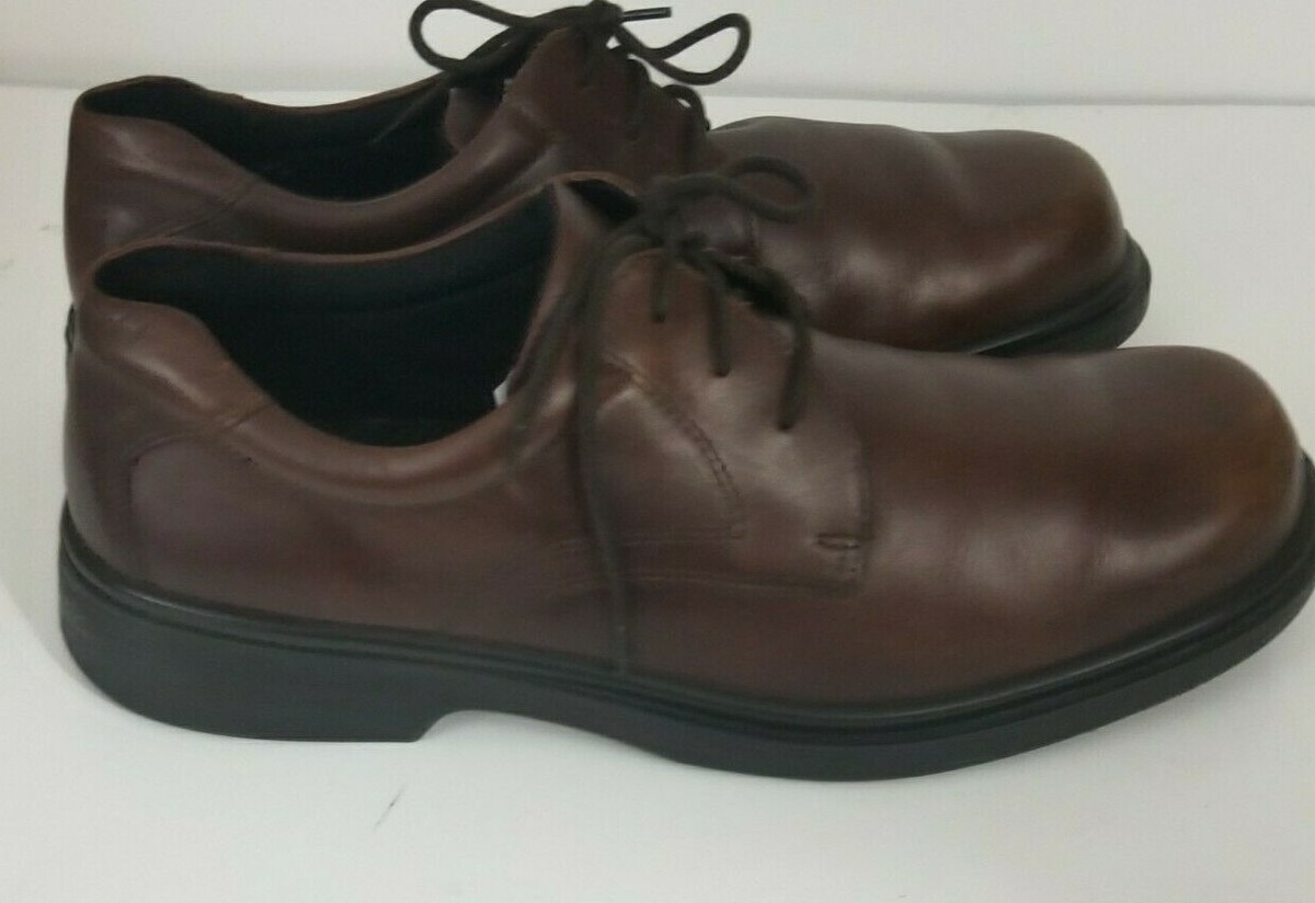 Ecco Brown Leather Oxford Shoe Men display picture 3