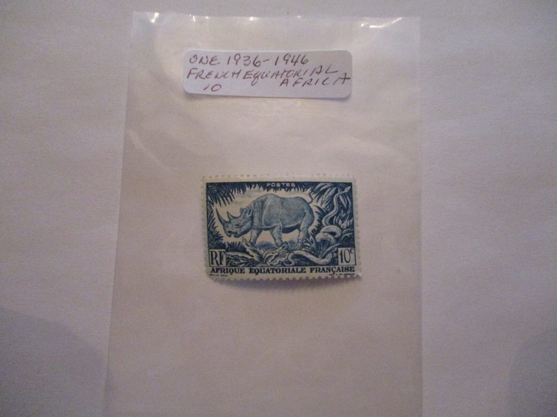 One 1936-1946 French Equatorial Africa - 10 Denomination