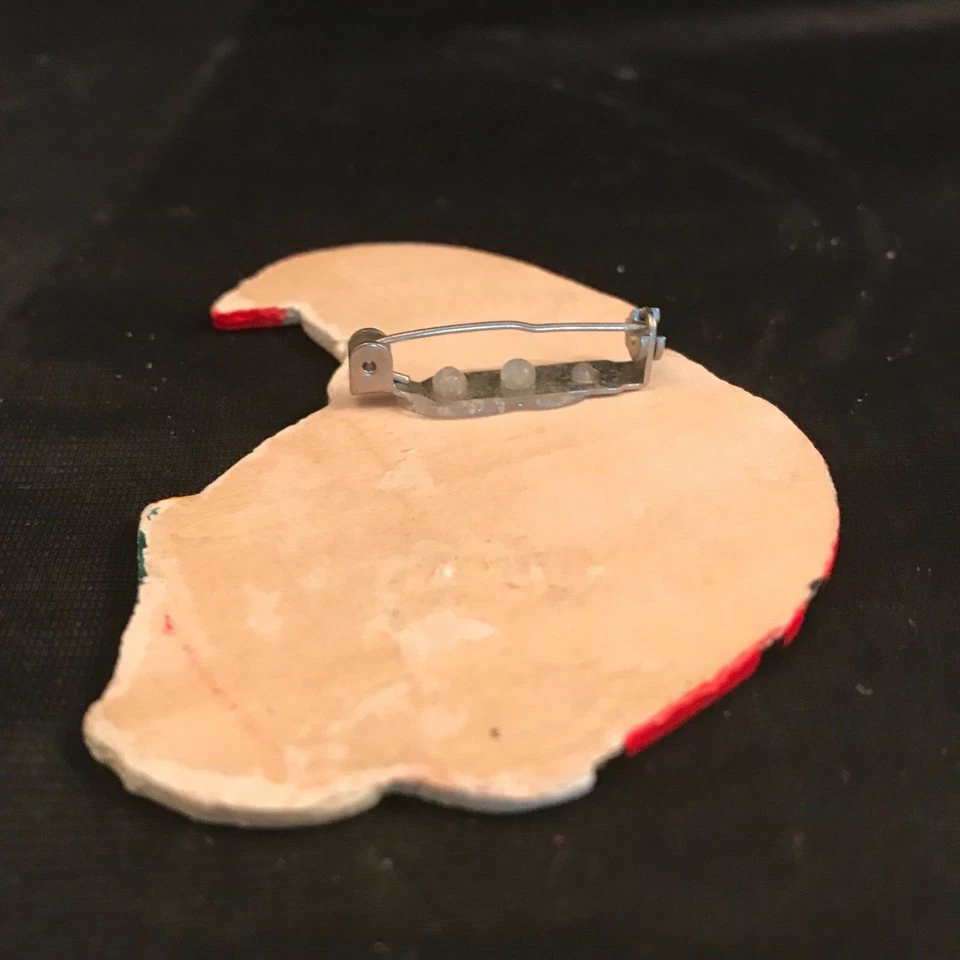 Broche prendedor Navidad Papá Noel vintage Foto 3 de 4