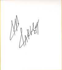 Jeff Jarrett Signed Shikishi BAS Beckett COA WWE TNA AAA Pro Wrestling Autograph