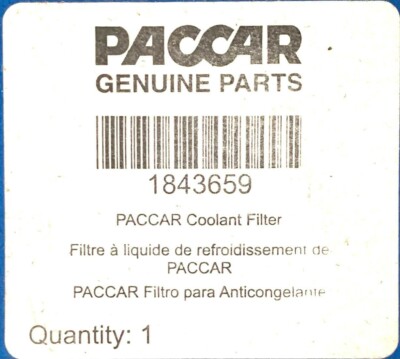 1843659PE 1843659 LFW4686XL WF2122 B5088 DBC4785 Paccar Coolant