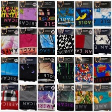 NWT AMERICAN EAGLE Boxer Brief Underwear Sz M-L-XL 6" Inseam Assorted Color 16A