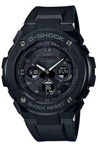 Casio Watch G-STEEL Radio Solar GST-W300G-1A1JF Men's Black