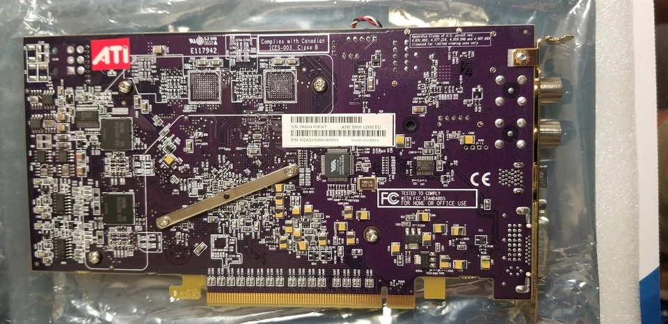ATI All-In-Wonder AIW X800 128MB PN: 102A5430500 PCI Video Card 109-A54304-00 - Image 3 of 4