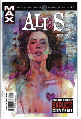 Alias #21 (2003) David Mack Cover Brian Michael Bendis