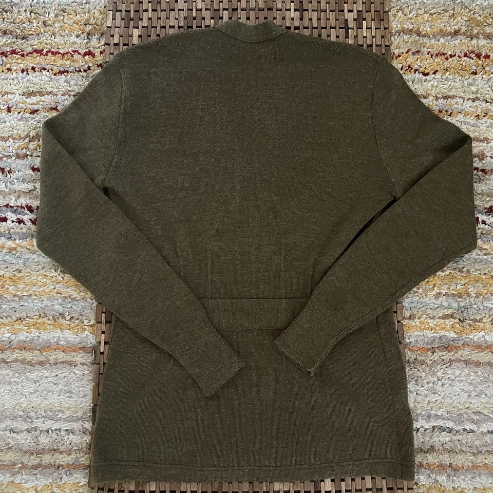 RRL Ralph Lauren Doble RL Chal Cuello Cárdigan Tareas Suéter Tostado Para Hombre Mediano Foto 3 de 4