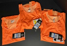 Lot of 3 UA Under Armour Tank Top Youth YXL Heat Gear Orange Summer NWT