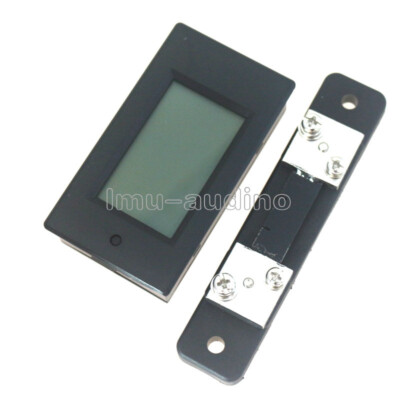 Digital 50A LCD Volt Watt Current Power Meter Ammeter Voltmeter Meter+Shunt