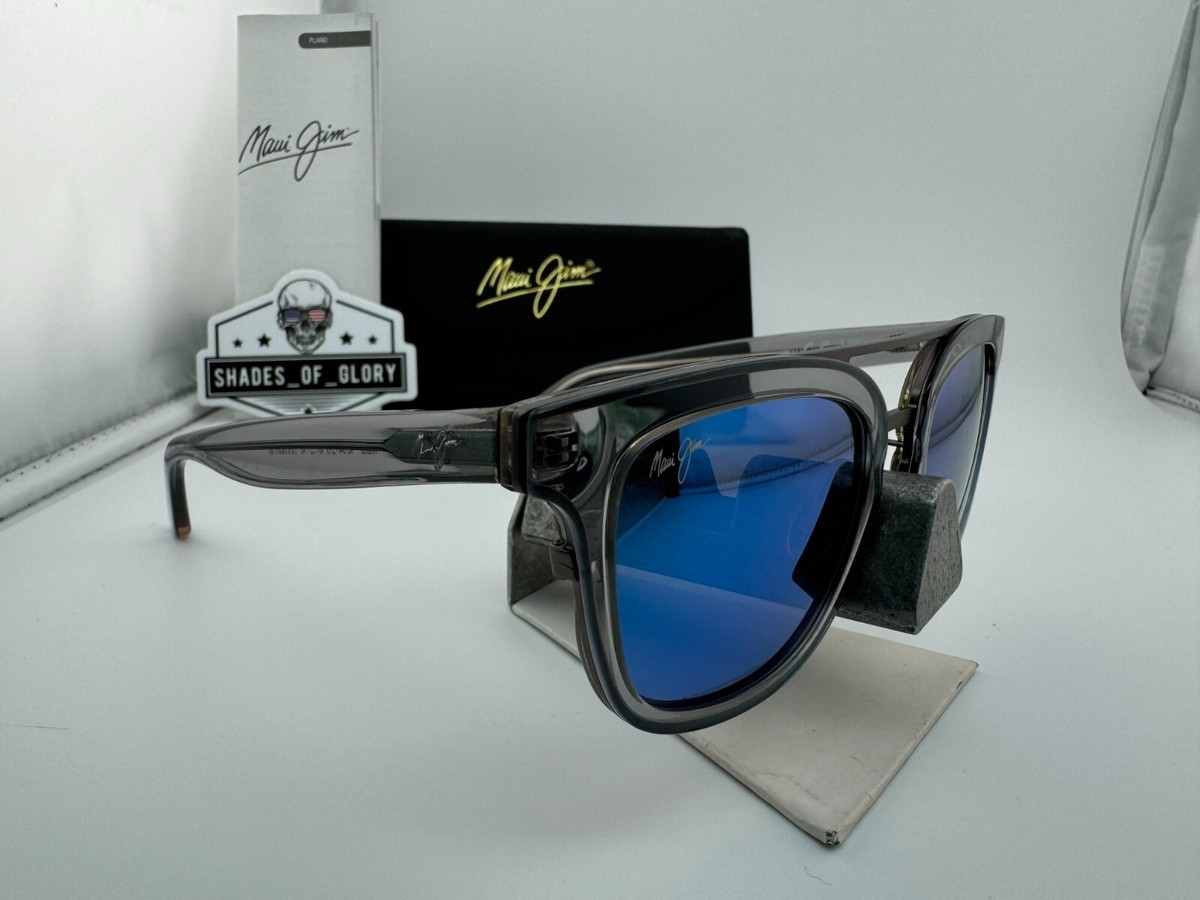 MAUI JIM RELAXATION MODE MJ 844-27G GREY BLUE HAWAII  display picture 1