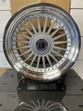 X4 18" STAGGERED CLASSIC EURO ALLOYS ALPINA DEEP DISH WHEELS E34 E39 E31