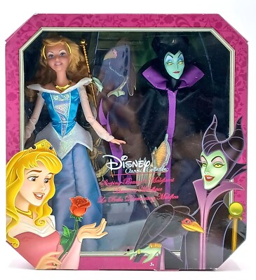 2013 Disney Classic Collection Sleeping Beauty & Maleficent / NrfB, Mattel BDJ35