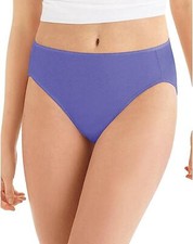 Hanes 286647 Women's Tag-free Cotton Bikini 10-Pack, Assorted, Size 8 US