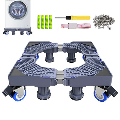 Adjustable Universal Refrigerator Dryer Washing Machine Base Stand Strong Feet