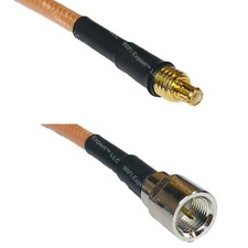 RG400 MCX MALE to FME MALE RF Cable FAST-SHIP LOT