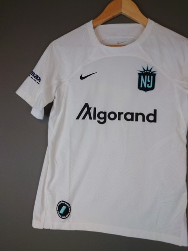 NWT Nike NY NJ Gotham Soccer Jersey #17 SHEEHAN White Shirt Kid's Size Large - Picture 3 of 14