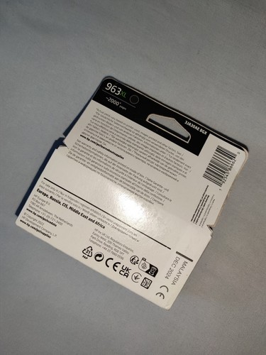 HP 963 XL, BLACK, ORIGINAL HP INK CARTRIDGE, UNOPEN, EXPIRE DATE: DEC 2024 - Photo 7/11