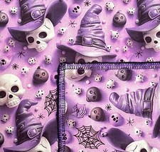 Halloween Skull Witch Web Bandana Headband Chemo wrist wrap head band Pumpkin
