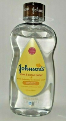 Johnson's Shea & Cocoa Butter Oil Locks In Up to 10x More Moisture - 14 fl.oz