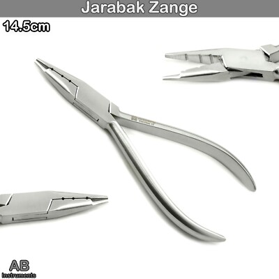 KFO Zange Jaraback Drahtbiege Draht Ligaturen Biegezange Zahnzange Labor Dental