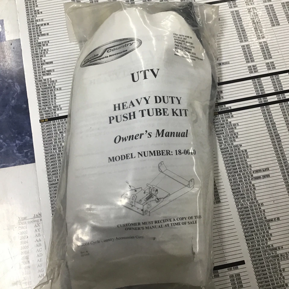 Cycle Country - 18-0010 - Snow Force Push Tube - Image 3 of 4