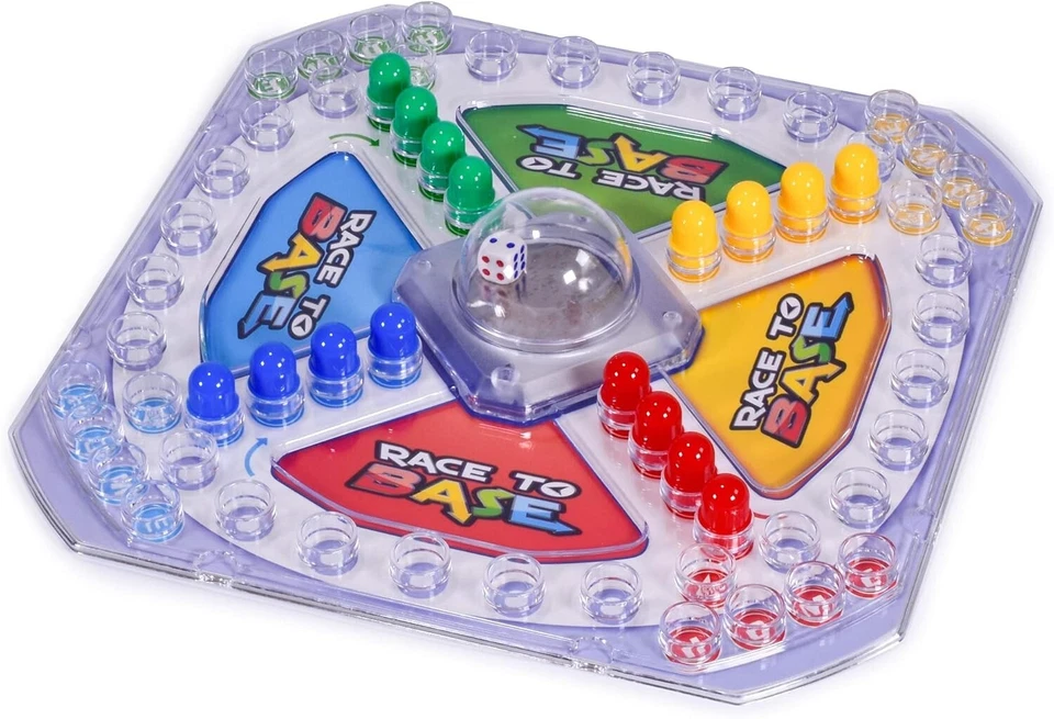 Race To Base Game Pop A Dice Frustration Fun Family Kids Board Children Toy Gift - Image 4 of 4