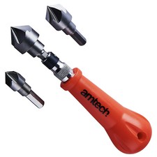 Countersink Drill Bit Set 12mm 19mm 19mm 90 Degree With Handle 1/4" Hex For Wood