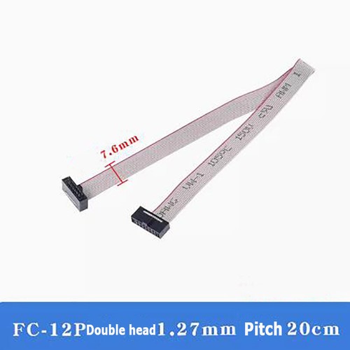 1,27mm Steigung FC-6/8/10/12/14-50P Pin IDC Flachband Kabel Stecker 20cm Länge - Afbeelding 8 van 17