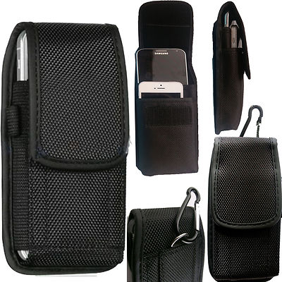 Für große Handy 2 in1 Universal Nylon Gürtelschlaufe Case Hülle Holster Etui