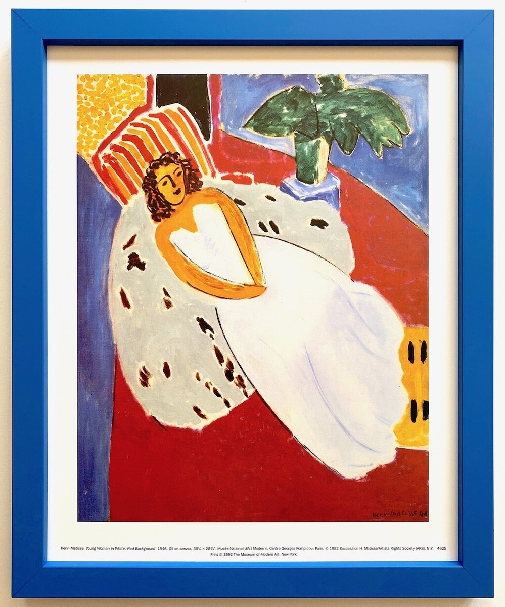 HENRI MATISSE RARE 1992 FRAMED MOMA LITHOGRAPH PRINT 