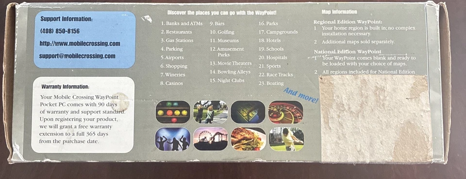 Mobile Crossing WayPoint 200 Vintage New In Box RARE - Image 3 of 4